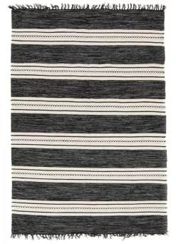 Flickenteppich - Kajsa (schwarz)