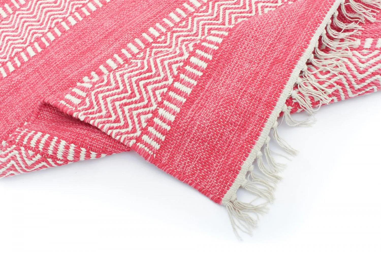 Flickenteppich Von Strehög Of Sweden - Havtorn (rot) 6 Flickenteppich Von Strehög Of Sweden - Havtorn (rot) – Bild 4