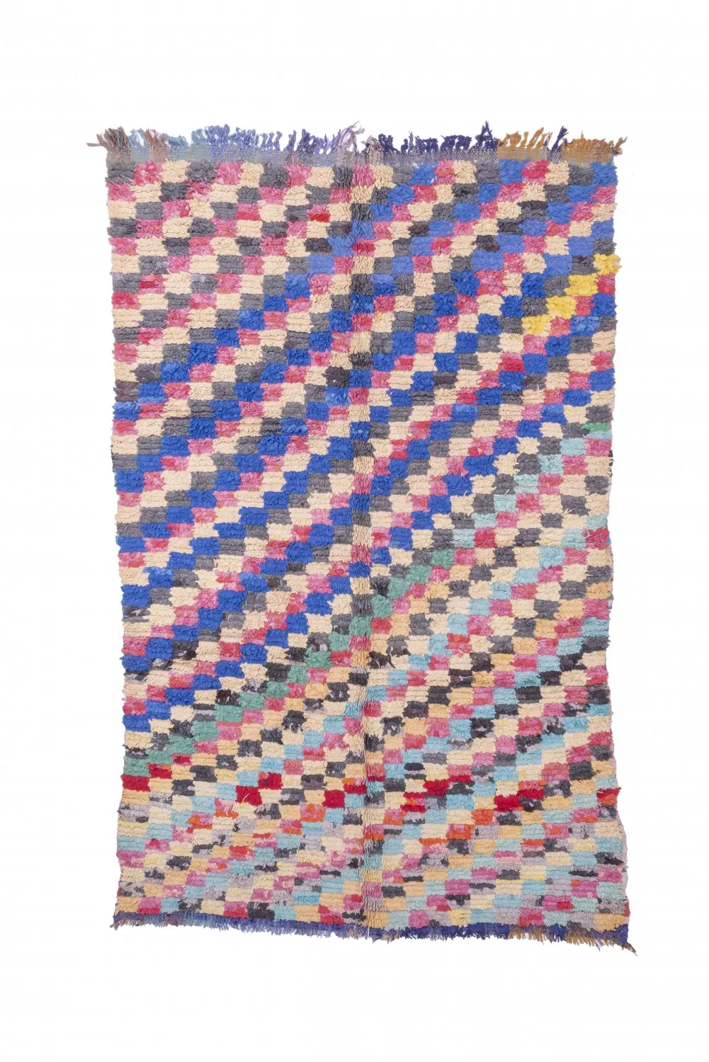 Marokkanische Berber Teppich Boucherouite 230 X 145 Cm 3 Marokkanische Berber Teppich Boucherouite 230 X 145 Cm