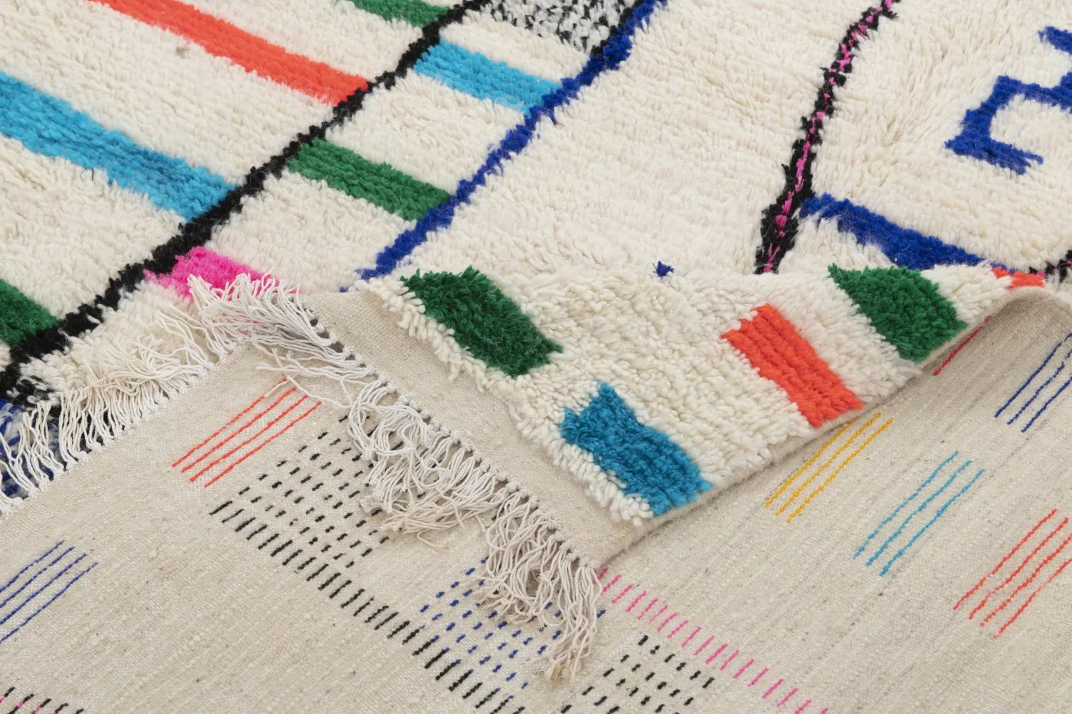 Kelim Marokkanische Berber Teppich Azilal 320 X 200 Cm 6 Kelim Marokkanische Berber Teppich Azilal 320 X 200 Cm – Bild 4