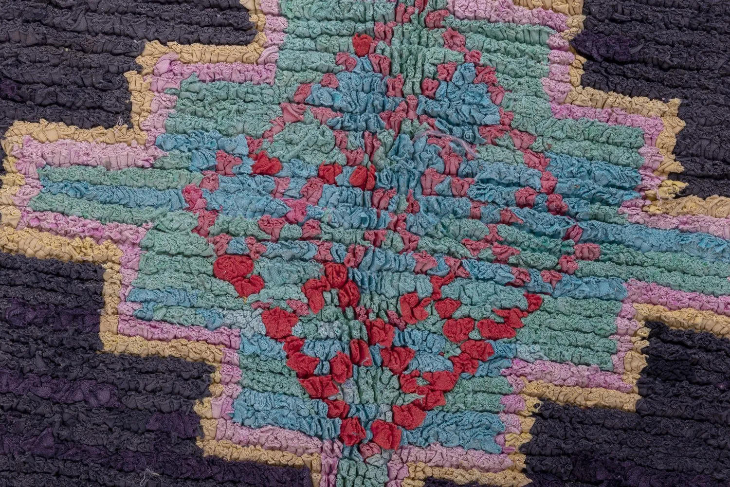 Marokkanische Berber Teppich Boucherouite 360 X 180 Cm 6 Marokkanische Berber Teppich Boucherouite 360 X 180 Cm – Bild 4