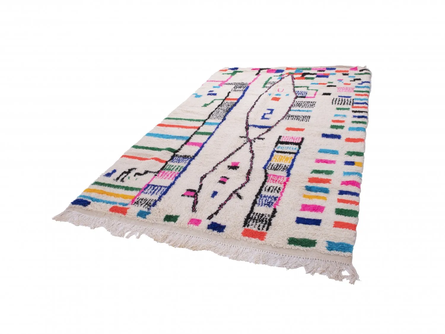 Kelim Marokkanische Berber Teppich Azilal 320 X 200 Cm 7 Kelim Marokkanische Berber Teppich Azilal 320 X 200 Cm – Bild 5