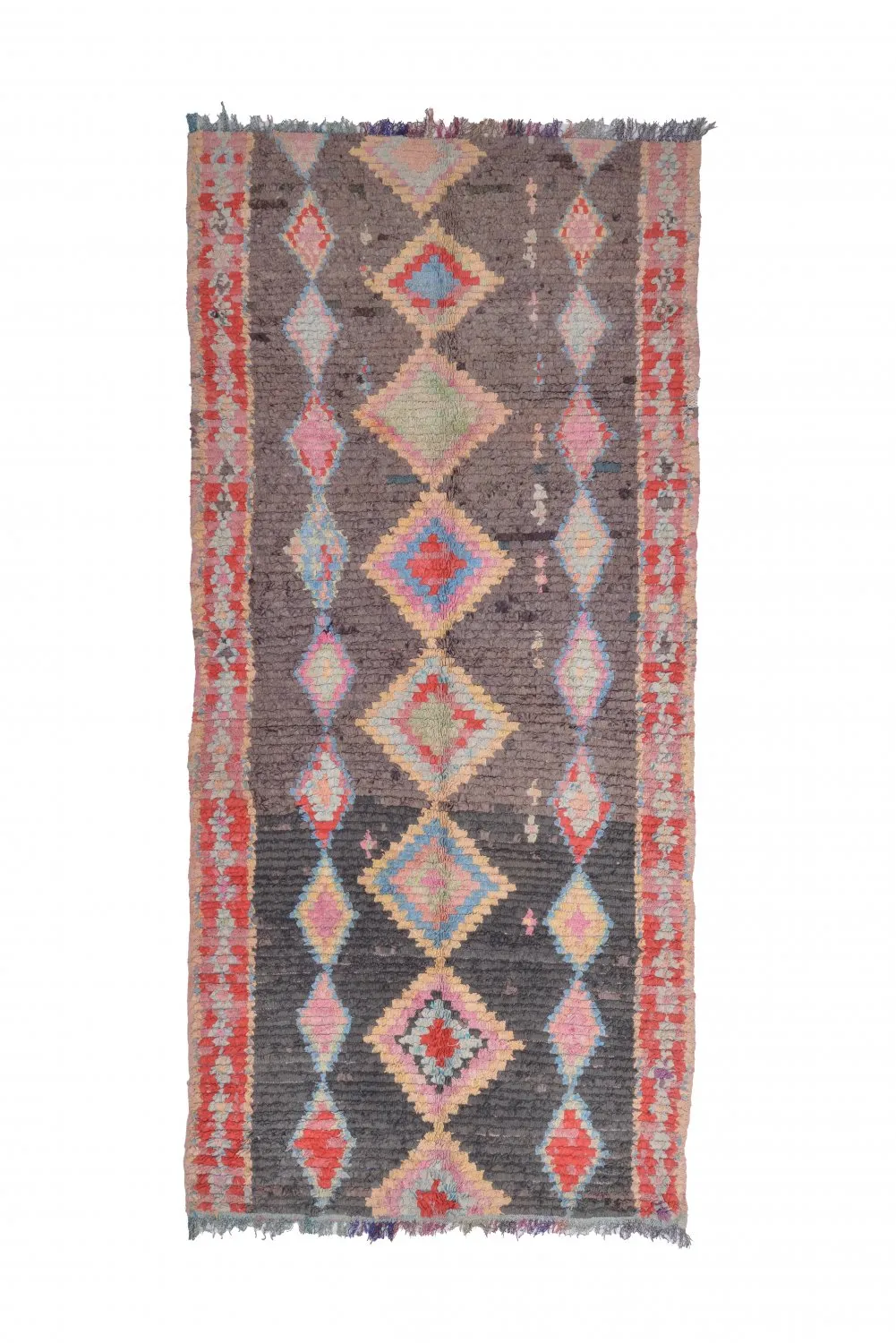 Marokkanischer Berber Teppich Boucherouite 265 X 125 Cm 3 Marokkanischer Berber Teppich Boucherouite 265 X 125 Cm