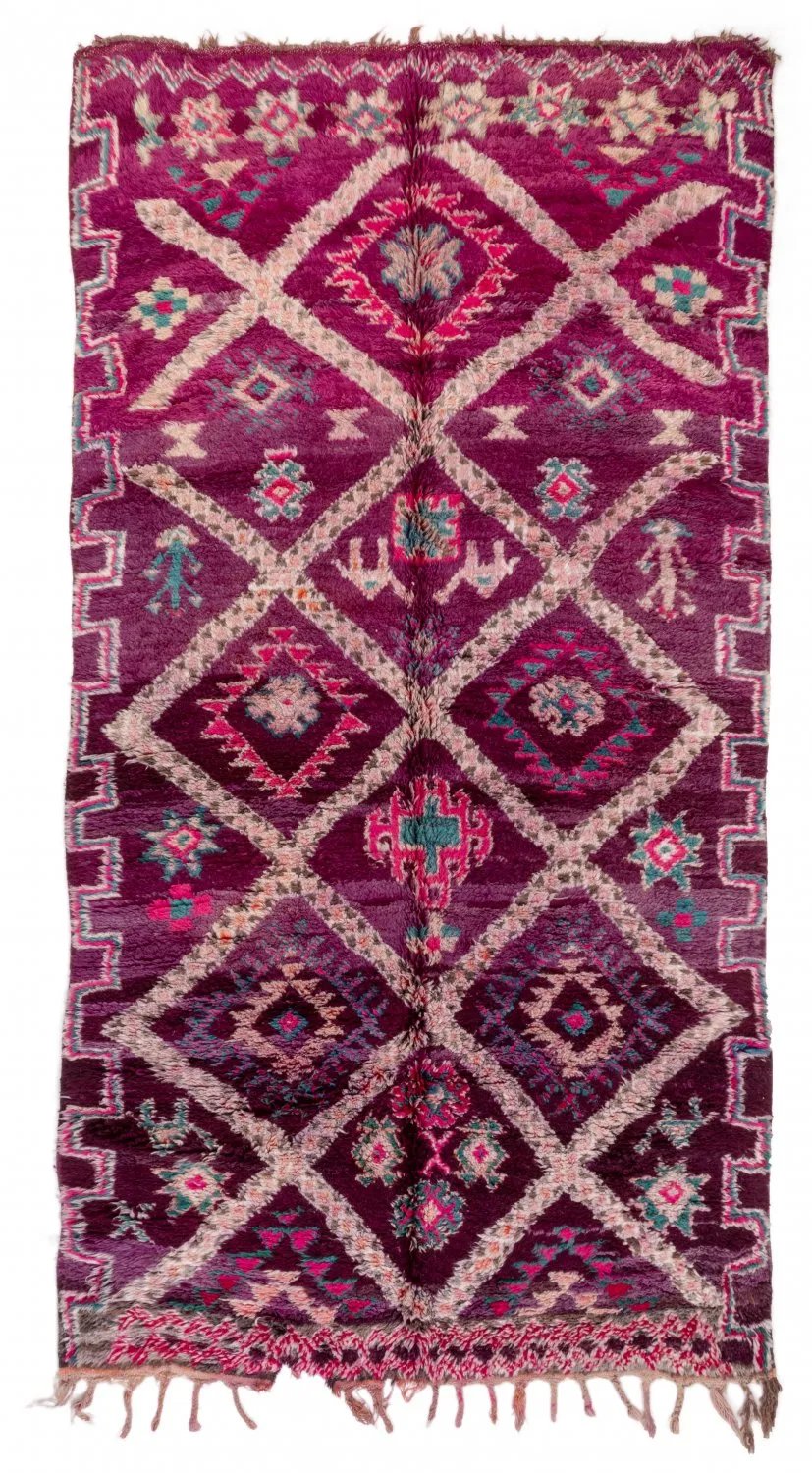 Kelim Marokkanische Berber Teppich Azilal 330 X 175 Cm