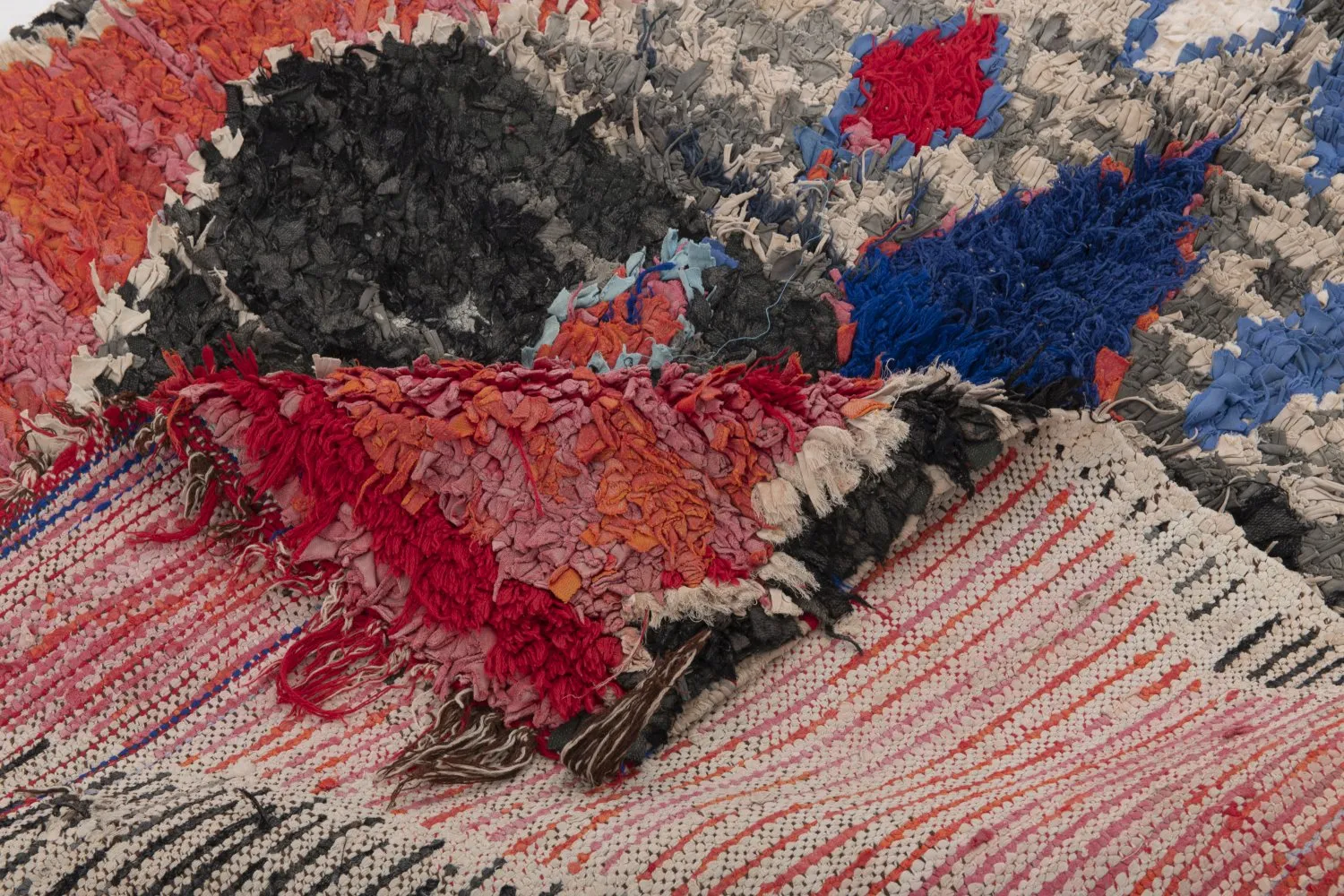 Marokkanischer Berber Teppich Boucherouite 220 X 120 Cm 6 Marokkanischer Berber Teppich Boucherouite 220 X 120 Cm – Bild 4