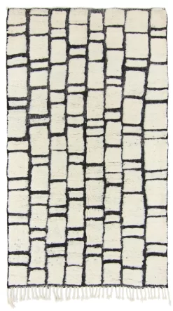 Kelim Marokkanische Berber Teppich Beni Ouarain 270 X 150 Cm