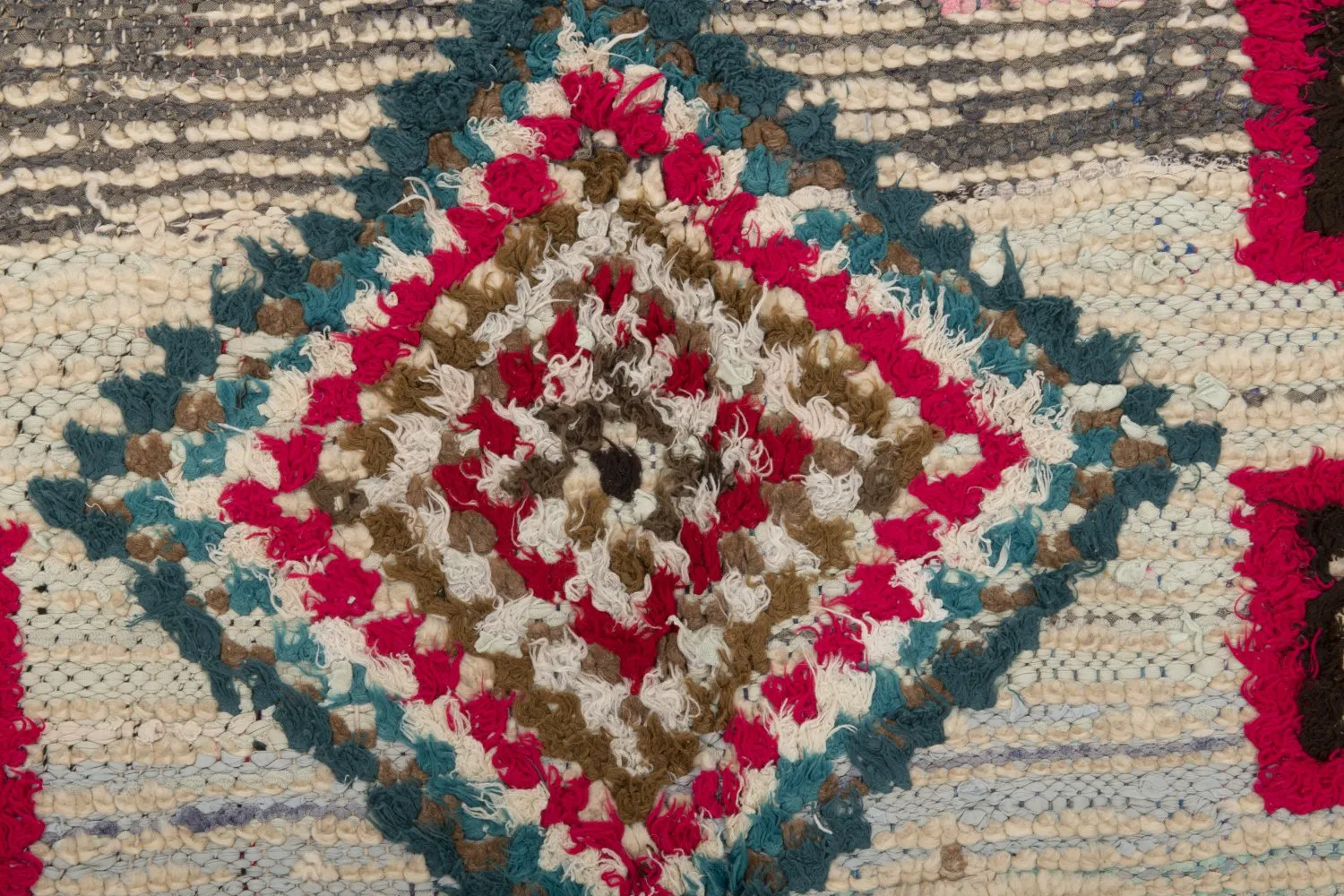 Marokkanischer Berber Teppich Boucherouite 275 X 135 Cm 5 Marokkanischer Berber Teppich Boucherouite 275 X 135 Cm – Bild 3