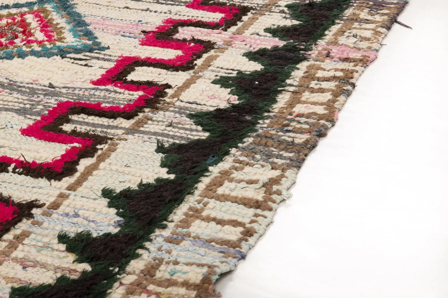 Marokkanischer Berber Teppich Boucherouite 275 X 135 Cm 6 Marokkanischer Berber Teppich Boucherouite 275 X 135 Cm – Bild 4