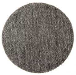 Runde Teppiche - Avafors Wool Bubble (antracit)