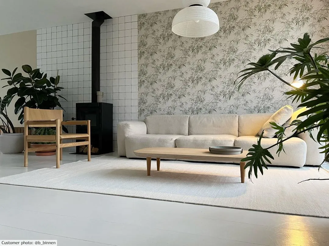 Wollteppich - Hamilton (weiß) 5 Wollteppich - Hamilton (weiß) – Bild 3