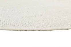 Runde Teppiche - Coastal (greige) -Teppichgeschäft coastal beige black r wool ullmatta wollteppich03rr.jpg