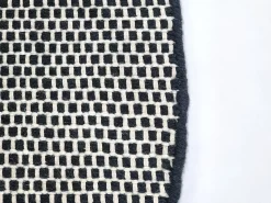 Runde Teppiche - Coastal (schwarz/weiß) -Teppichgeschäft coastal black white ullmatta wool carpet wollteppichen new 18rr.jpg