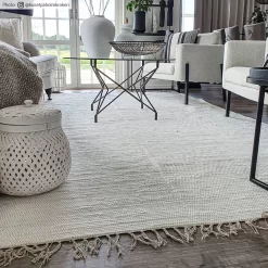 Flickenteppich - Silje (weiß) -Teppichgeschäft credbilder mall silje vit5.jpg