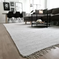 Flickenteppich - Silje (weiß) -Teppichgeschäft credbilder mall silje vit6.jpg