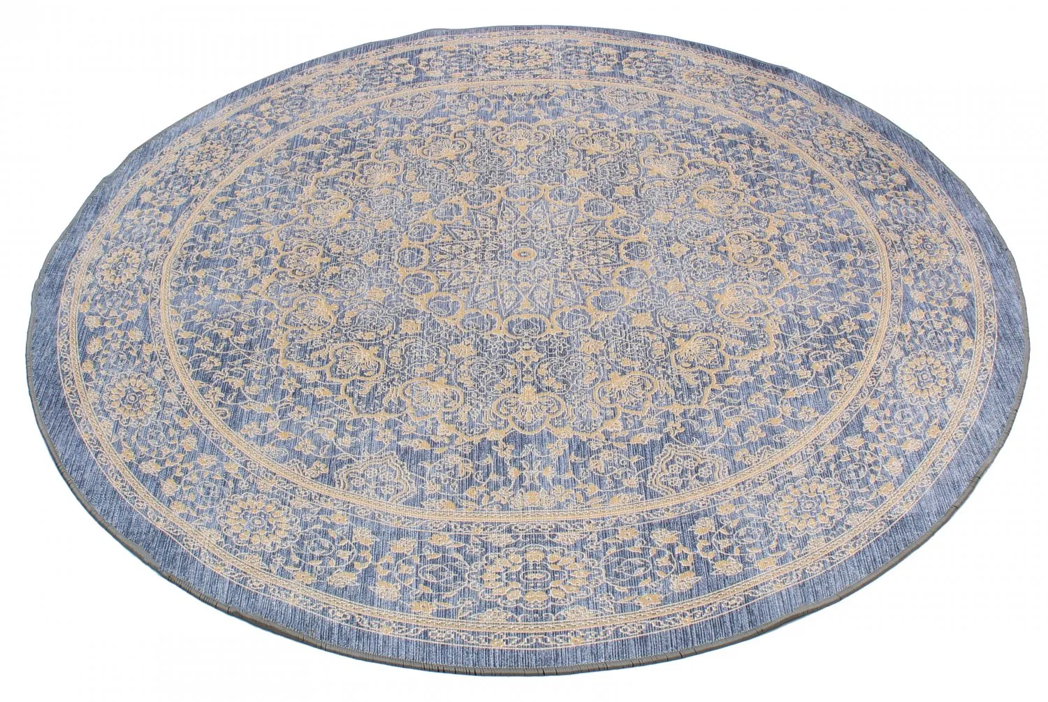 Rund Teppich - Vinadio (braun/gold) 5 Rund Teppich - Vinadio (braun/gold) – Bild 3