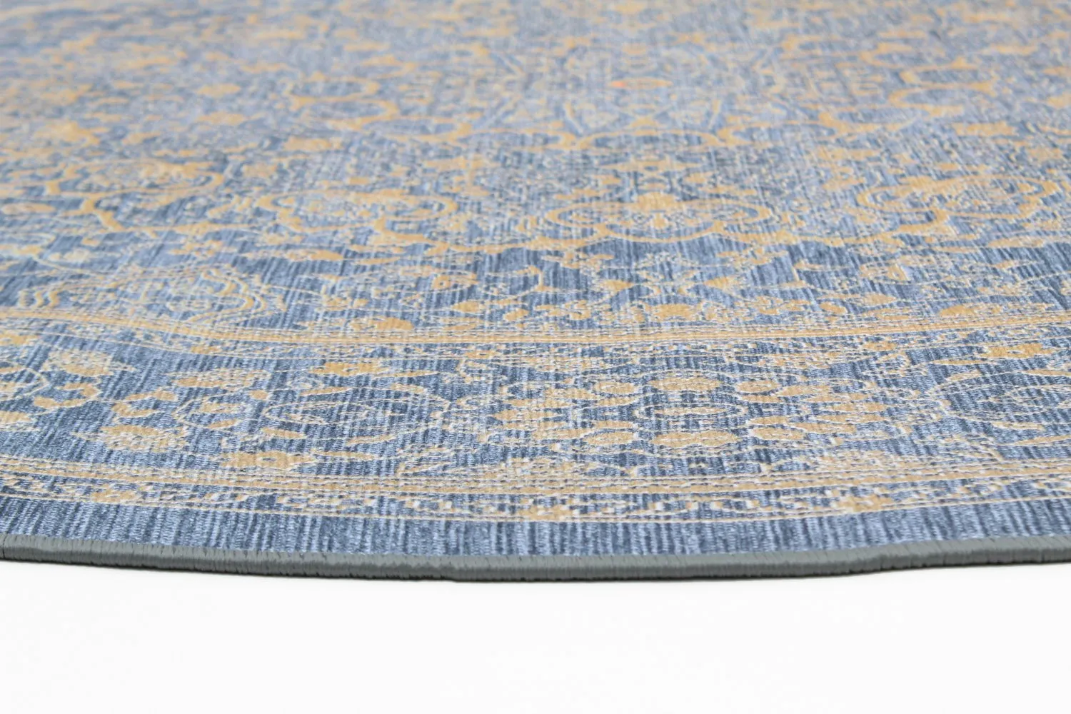 Rund Teppich - Vinadio (braun/gold) 6 Rund Teppich - Vinadio (braun/gold) – Bild 4