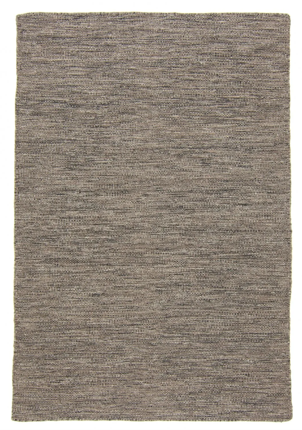 Wollteppich - Dhurry (anthrazit) 3 Wollteppich - Dhurry (anthrazit)