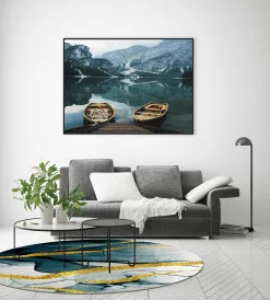 Rund Teppich - Alvaro (blau/weiß/gold) -Teppichgeschäft dt20555 101 200scra 60494.png