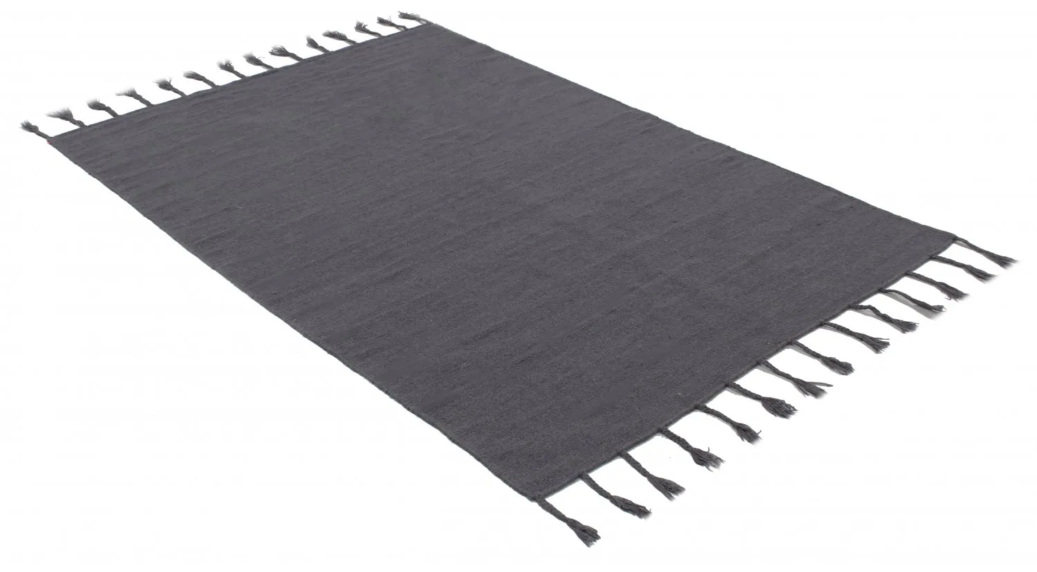 Wollteppich - Malana (anthrazit) 6 Wollteppich - Malana (anthrazit) – Bild 4