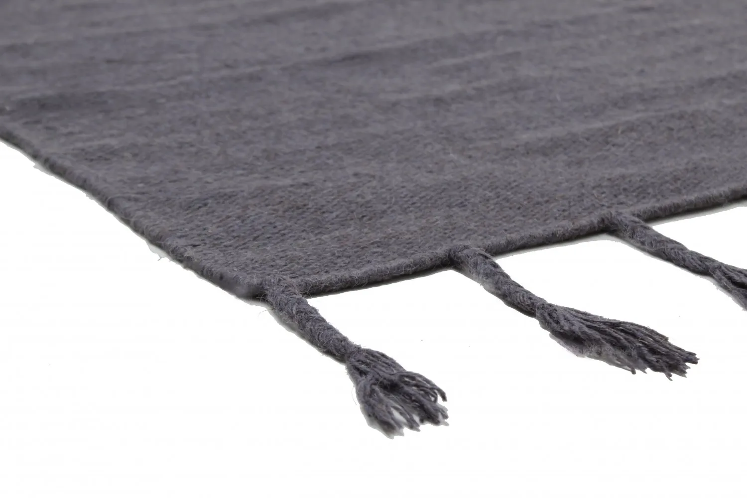 Wollteppich - Malana (anthrazit) 7 Wollteppich - Malana (anthrazit) – Bild 5