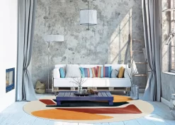 Rund Teppich - Beira (multi) -Teppichgeschäft extra13b.jpg