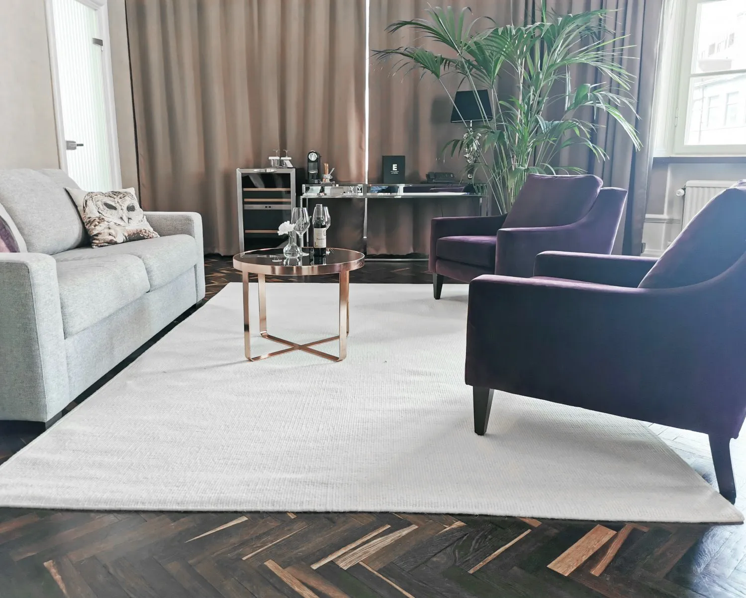 Wollteppich - Hamilton (weiß) 8 Wollteppich - Hamilton (weiß) – Bild 6