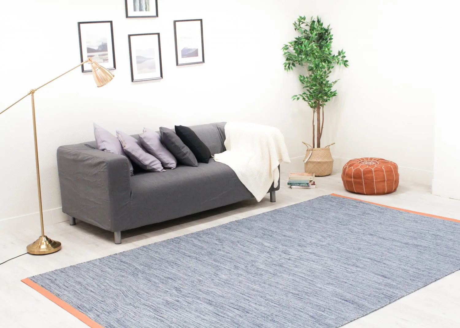 Wollteppich - Galway (hellblau) 7 Wollteppich - Galway (hellblau) – Bild 5