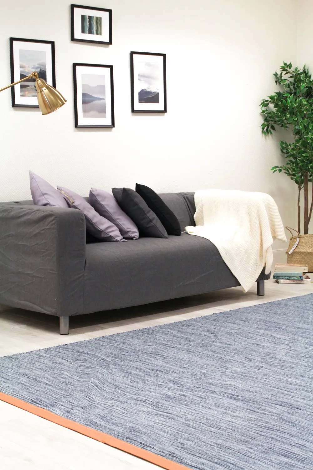 Wollteppich - Galway (hellblau) 8 Wollteppich - Galway (hellblau) – Bild 6