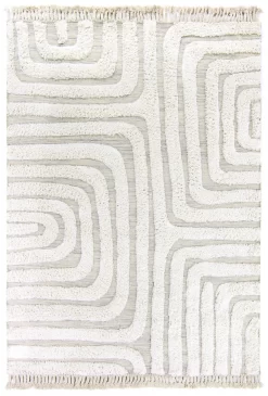 Baumwollteppich - Inez (beige)