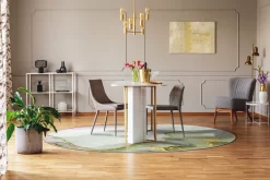 Rund Teppich - Livata (bunt) -Teppichgeschäft interior 38 parquet plant table and chair 1026598056 1.0 samira.skd11206.col801.round .jpg