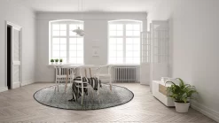 Runde Teppiche - Coastal (schwarz/weiß) -Teppichgeschäft interior coastal black white 1161348963.jpg