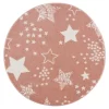 Kinderteppich - Stars Rund (rosa) -Teppichgeschäft kinderteppich anime 9387 rose 120x120 rund.jpg