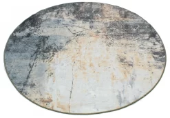 Rund Teppich - Melazzo (grau/bunt) -Teppichgeschäft libef01.jpg