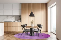 Rund Teppich - Guillos (lila) 7 Rund Teppich - Guillos (lila) -Teppichgeschäft lila6b.jpg