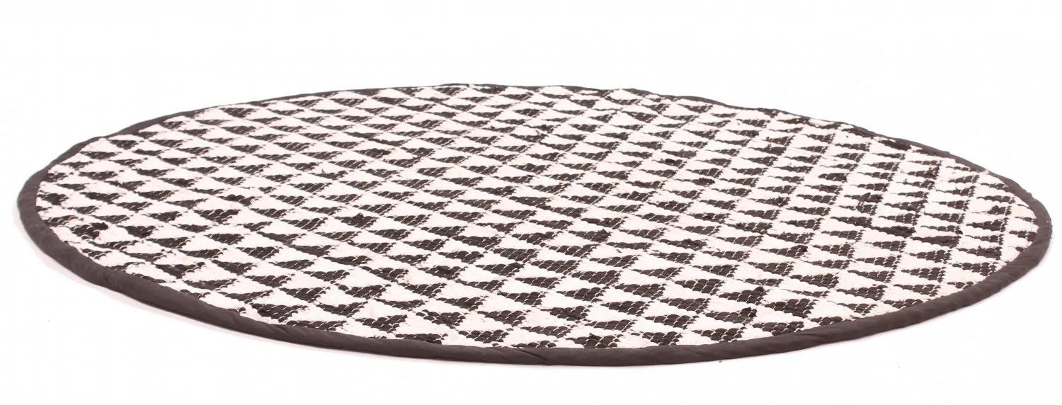 Runde Teppiche - Lindby (schwarz/weiß) 5 Runde Teppiche - Lindby (schwarz/weiß) – Bild 3