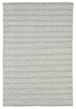 Wollteppich - Long Stitch (grau)