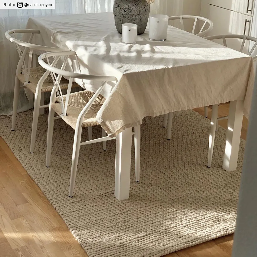 Wollteppich - Lynmouth (cream) 7 Wollteppich - Lynmouth (cream) – Bild 5