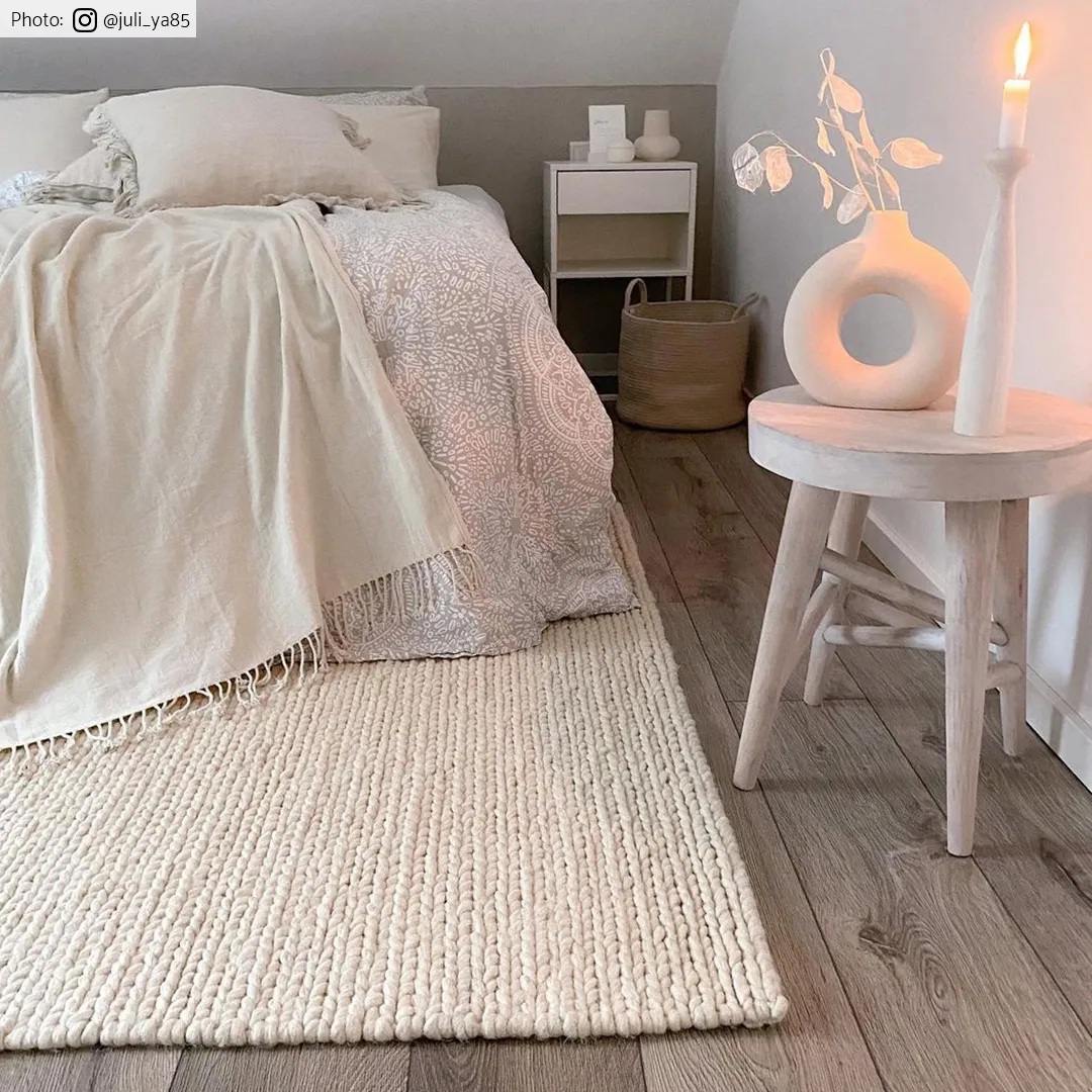 Wollteppich - Lynmouth (cream) 5 Wollteppich - Lynmouth (cream) – Bild 3