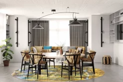 Rund Teppich - Catania (multi) -Teppichgeschäft multi14a .jpg 1