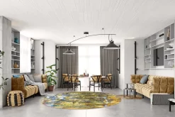 Rund Teppich - Catania (multi) -Teppichgeschäft multi14a .jpg