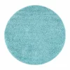 Runde Teppiche - Trim (Türkis) -Teppichgeschäft new csha 500 turkis rund hoch.jpg