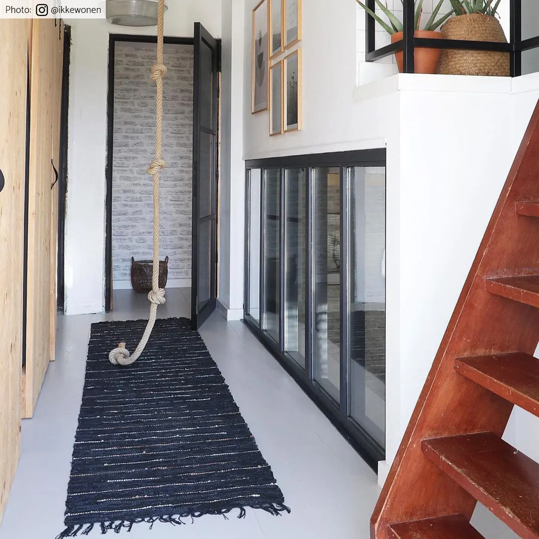 Flickenteppich - Nordal Design (schwarz - 100 % Leder) 4 Flickenteppich - Nordal Design (schwarz - 100 % Leder) – Bild 2