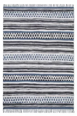 Flickenteppich - Orissa (blau)