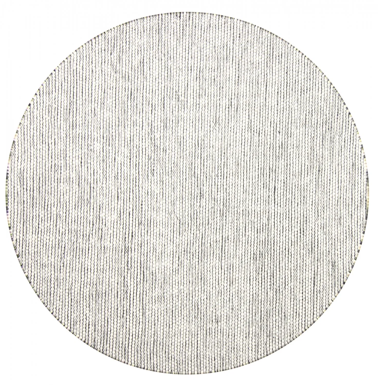 Runde Teppiche - Otago (schwarz/weiß) 3 Runde Teppiche - Otago (schwarz/weiß)