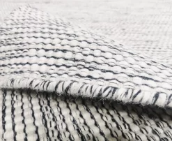 Runde Teppiche - Otago (schwarz/weiß) 7 Runde Teppiche - Otago (schwarz/weiß) -Teppichgeschäft ramish.wool .otago .black white ullmatta wool carpet wollteppichen copy 4 35048.jpg