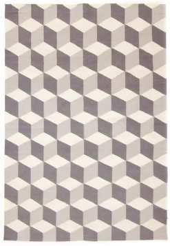 Wollteppich - Floriáda (grau)